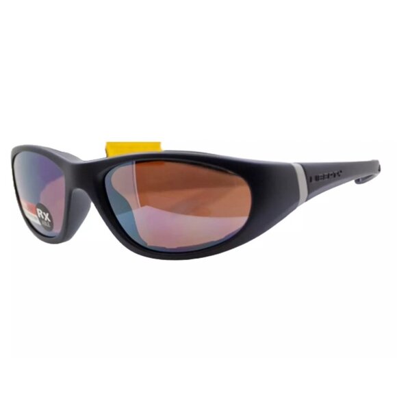 Liberty Sport Men's ACLIB014 ESCAPADE Matte Black / Brown Mirrored Sunglasses - Picture 1 of 2